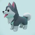 Mô Hình Husky Bé Bỏng "Kawaii" Dễ Thương - In 3D - Thumbnail 3