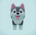 Mô Hình Husky Bé Bỏng "Kawaii" Dễ Thương - In 3D - Thumbnail 4