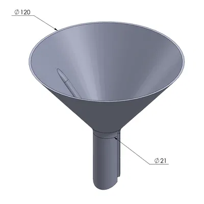 Funnel (Trễu có rãnh thoát khí)