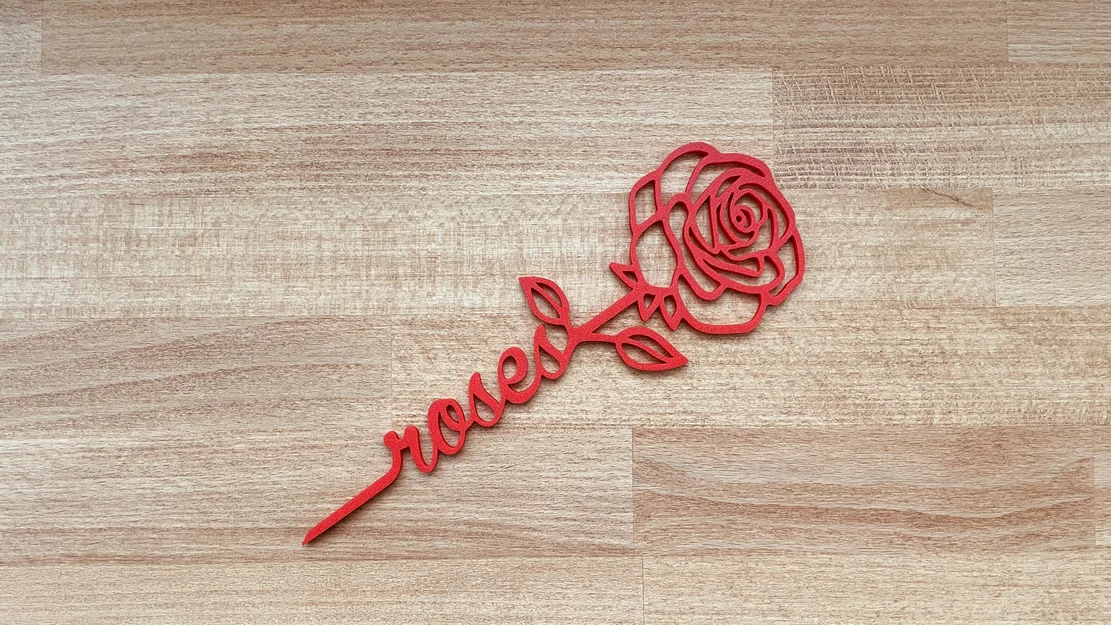 Mô Hình Hoa Hồng 3D "For You" - Quà Tặng Valentine Độc Đáo - Image 2