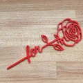 Mô Hình Hoa Hồng 3D "For You" - Quà Tặng Valentine Độc Đáo - Thumbnail 3