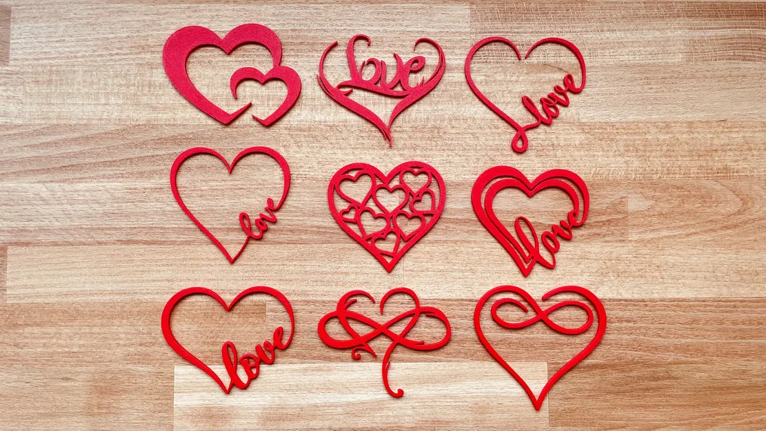 Mô Hình Trái Tim 3D Độc Đáo Cho Lễ Tình Nhân - Image 1