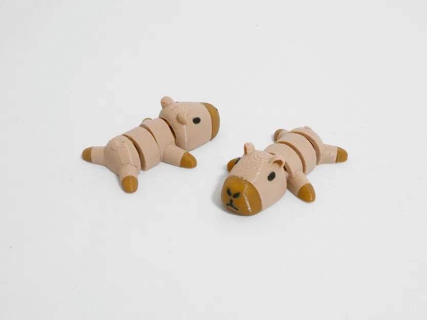 Pocket Pets Khớp Nối – Capybara Em Bé (Articulated) - Image 1