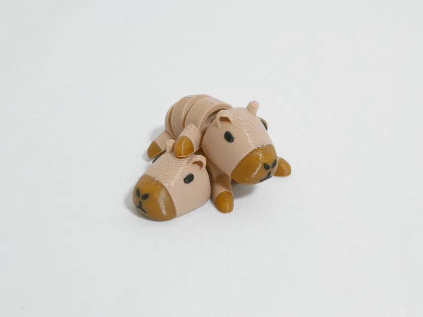 Pocket Pets Khớp Nối – Capybara Em Bé (Articulated) - Image 2