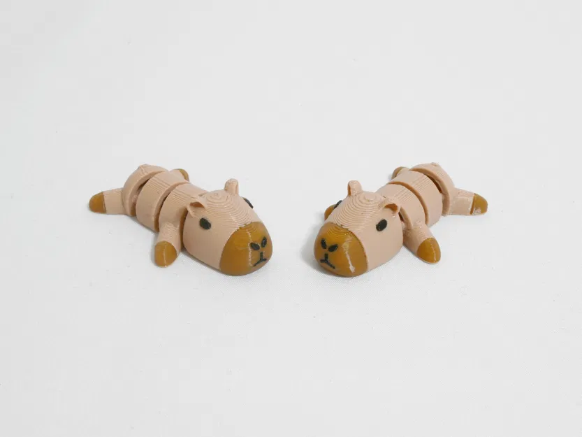 Pocket Pets Khớp Nối – Capybara Em Bé (Articulated) - Image 3