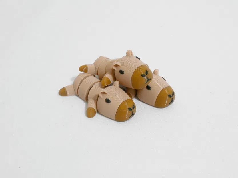 Pocket Pets Khớp Nối – Capybara Em Bé (Articulated) - Image 4