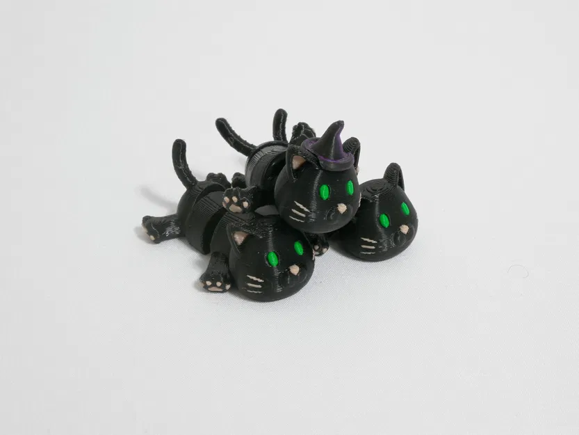 Articulated Pocket Pets – Mèo Đen - Image 4