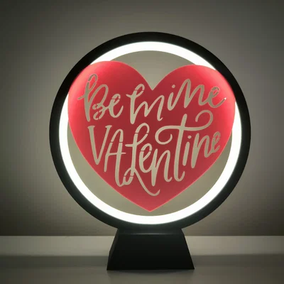 Panel Ngày Valentine cho Ring Lamp