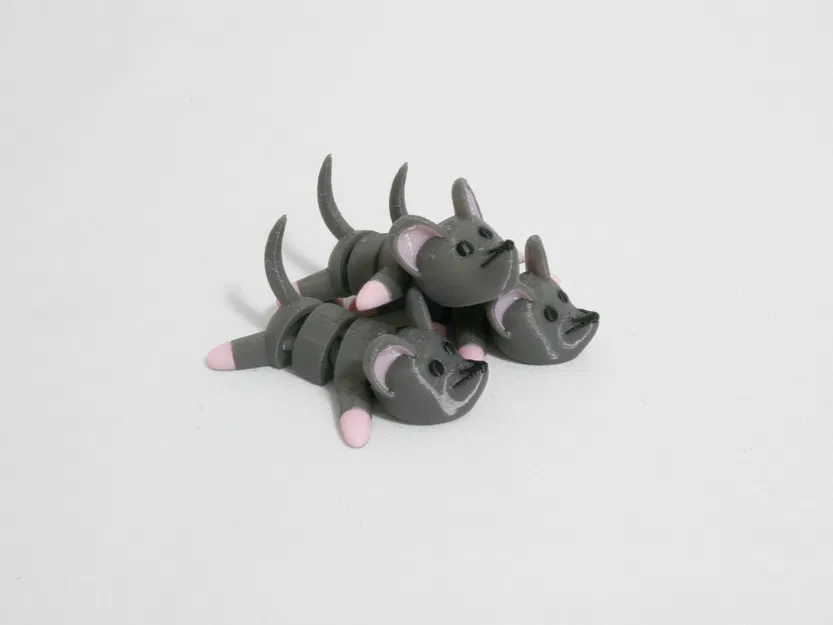 Pocket Pets khớp nối – Chuột con (Baby Mouse) - Image 4