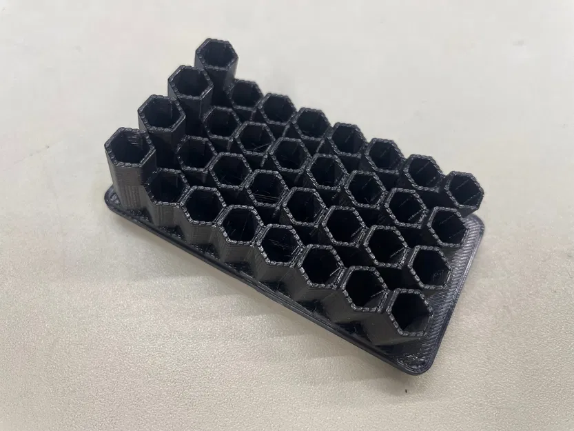 Khay giữ hex bit Gridfinity bin 1x2 - Image 4