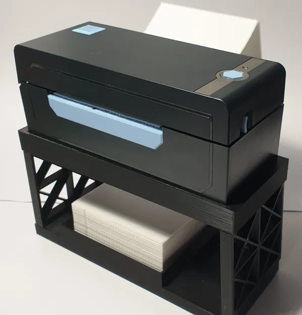 Chân đế máy in nhiệt Jadens JD-268BT có khay giấy nhãn gấp - Image 1