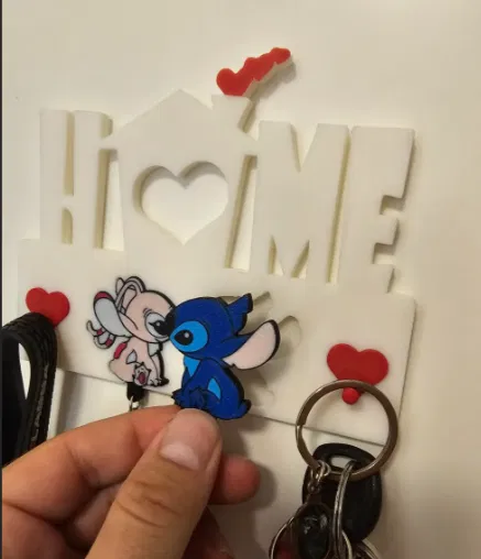 Móc Khóa Cặp Đôi Angel và Stitch - Image 2