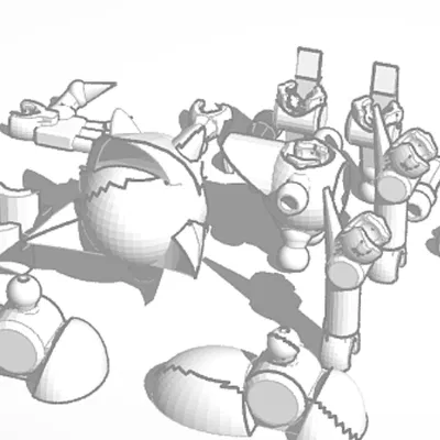 Mô Hình Metal Sonic 3D In Khớp Nối