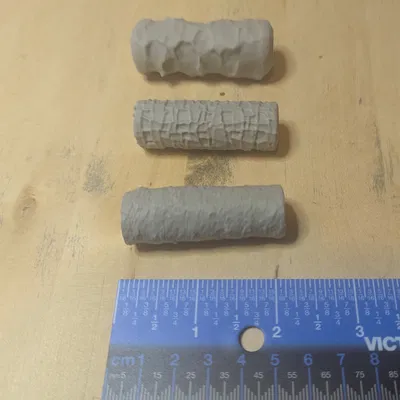 Con lăn gốm: nền đất (Ceramic rollers: ground)