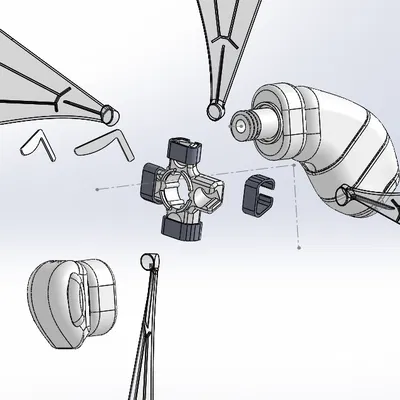 Ong Whirligig in 3D chạy bằng gió – Garden gadgets (STL Files)