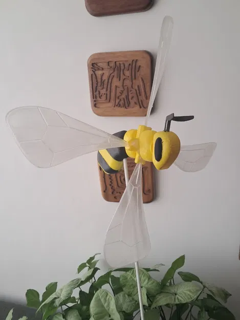 Ong Whirligig in 3D chạy bằng gió – Garden gadgets (STL Files) - Image 6