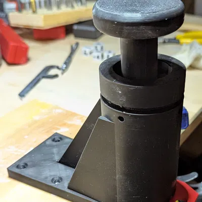 Bộ extruder đất sét gắn bàn (Benchtop extruder for clay)