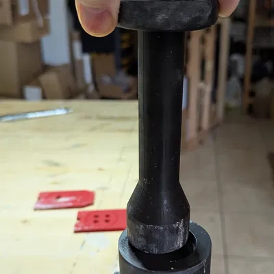 Bộ extruder đất sét gắn bàn (Benchtop extruder for clay)