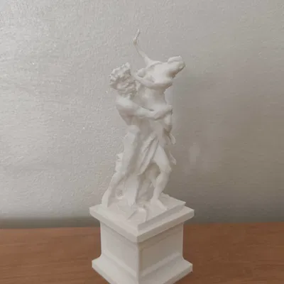 Tượng "The Rape of Proserpina" Low Poly Nghệ Thuật