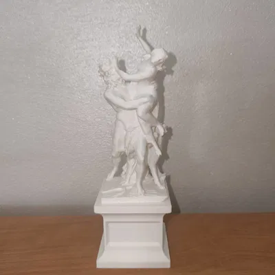 Tượng "The Rape of Proserpina" Low Poly Nghệ Thuật