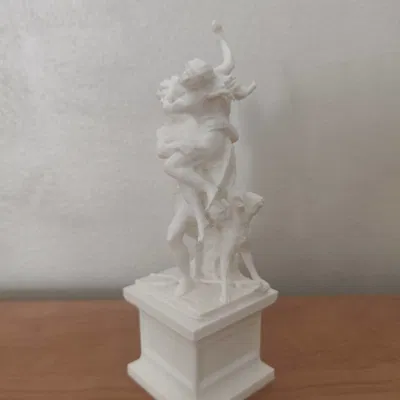Tượng "The Rape of Proserpina" Low Poly Nghệ Thuật