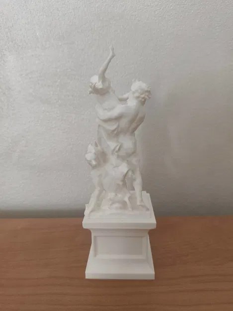 Tượng "The Rape of Proserpina" Low Poly Nghệ Thuật - Image 4