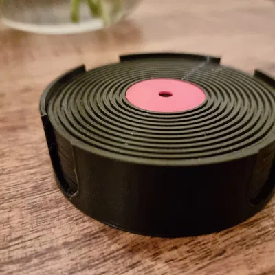 Khay đựng record coaster thành dày hơn