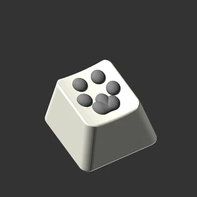 Nút Bàn Phím Hình Dấu Chân Thú Cưng Độc Đáo