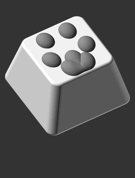 Nút Bàn Phím Hình Dấu Chân Thú Cưng Độc Đáo - Image 4