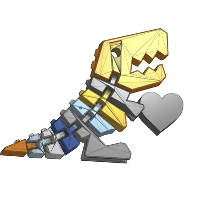 Mô Hình Khủng Long Bạo Chúa Tình Nhân - Quà Tặng Valentine Độc Đáo