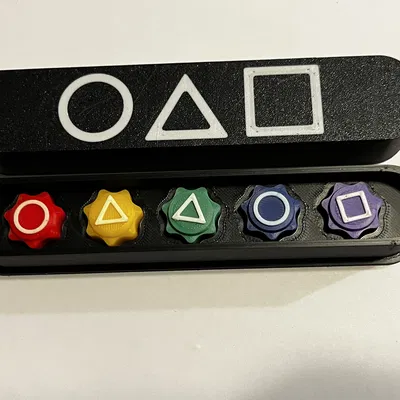 Hộp Đựng Gonggi (Nhiều Màu & Một Màu)