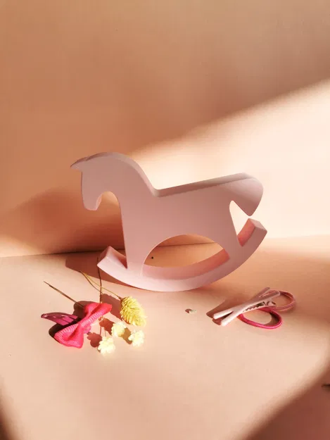 Ngựa bập bênh trang trí (Rocking horse decoration) - Image 1