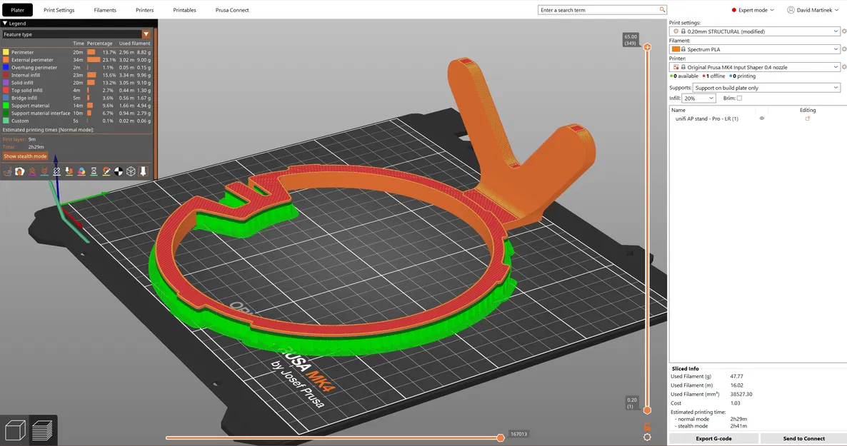 Chân đế Ubiquiti Unifi AP all-in-one (không cần vít) - LR/Pro/Nano/Lite - Image 6