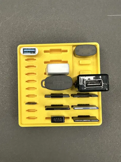 Khay sắp xếp SD/MicroSD & USB (tương thích Gridfinity) - Image 4