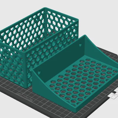 Kệ Treo Tường Lưới Tổ Ong Đa Năng