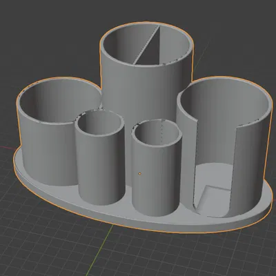 Khay Đựng Mỹ Phẩm & Cọ Trang Điểm 3D Hiện Đại