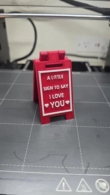 Biển Nhỏ "Em Yêu Anh/Chị" Dễ Thương - In 3D - Image 1