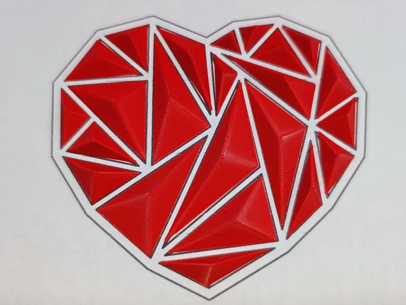 Trái Tim Kim Tự Tháp 3D Độc Đáo - Quà Tặng Valentine Ấn Tượng - Image 5