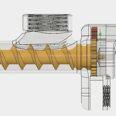 Máy cho cá ăn tự động với giải pháp bánh răng
