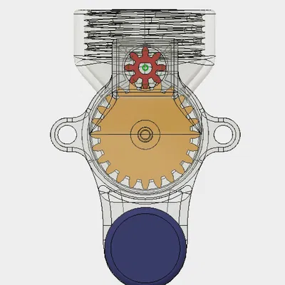 Máy cho cá ăn tự động với giải pháp bánh răng