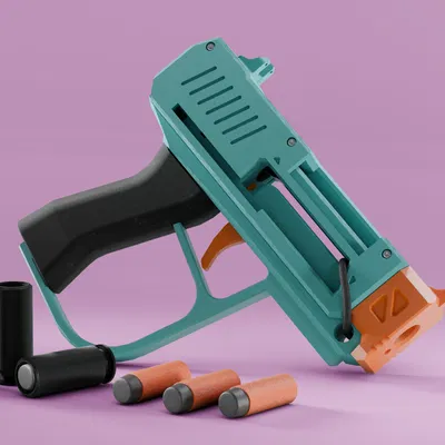 SKLEP mk1 – Nerf string blaster văng vỏ (Shell ejecting) bản in 3D