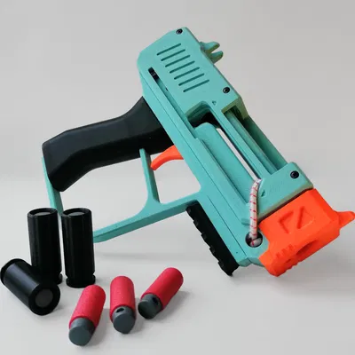 SKLEP mk1 – Nerf string blaster văng vỏ (Shell ejecting) bản in 3D