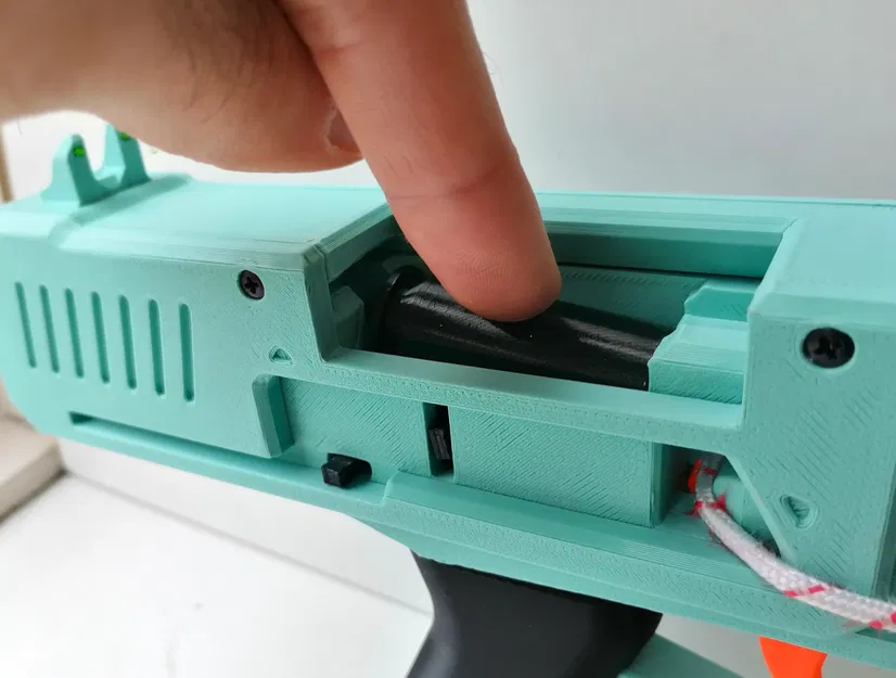 SKLEP mk1 – Nerf string blaster văng vỏ (Shell ejecting) bản in 3D - Image 4