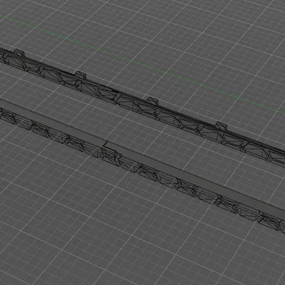 K1C Unibody Riser - chain slot remix