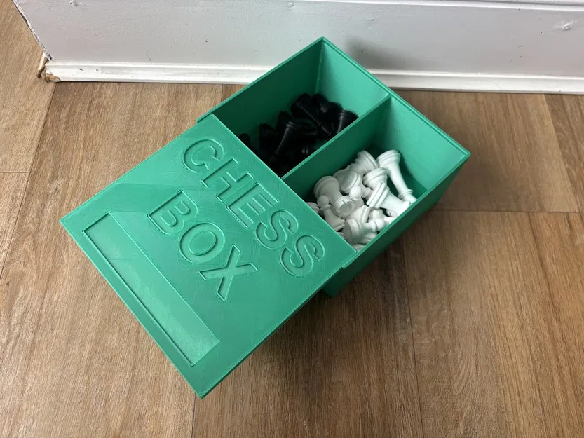 Hộp Đựng Quân Cờ Vua "Chess Box" In 3D Tiện Lợi - Image 1