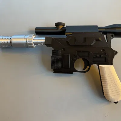 Súng Blaster Han Solo (Han Solo Blaster) – Mô hình in 3D
