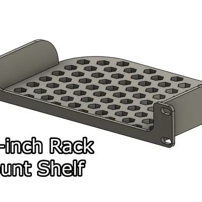 Kệ Gắn Rack 10-inch (10-inch Rack Mount Shelf)