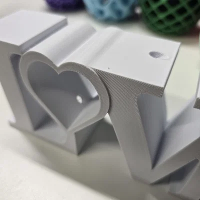 Chân Hoa "LOVE" 3D Print - Quà Tặng Valentine Ý Nghĩa