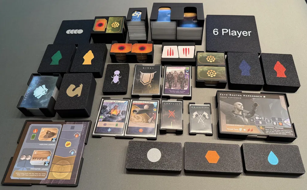 Insert Dune Imperium Uprising + Rise of Ix + Immortality + Bloodlines (hỗ trợ sleeve) - Image 1