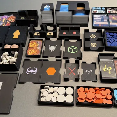 Insert Dune Imperium Uprising + Rise of Ix + Immortality + Bloodlines (hỗ trợ sleeve)